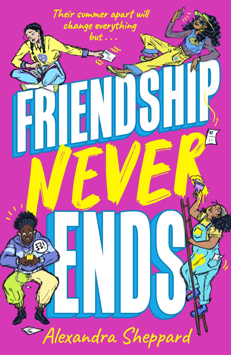 #GiveawayAlert: to win a copy of the moving, joyful #FriendshipNeverEnds by @alexsheppard, longlisted for the Jhalak C&YA Prize 2024, RT + reply to this tweet by noon tomorrow (UK only). #jhalakprize24 #giveaway #JhalakShowcase #giveaway