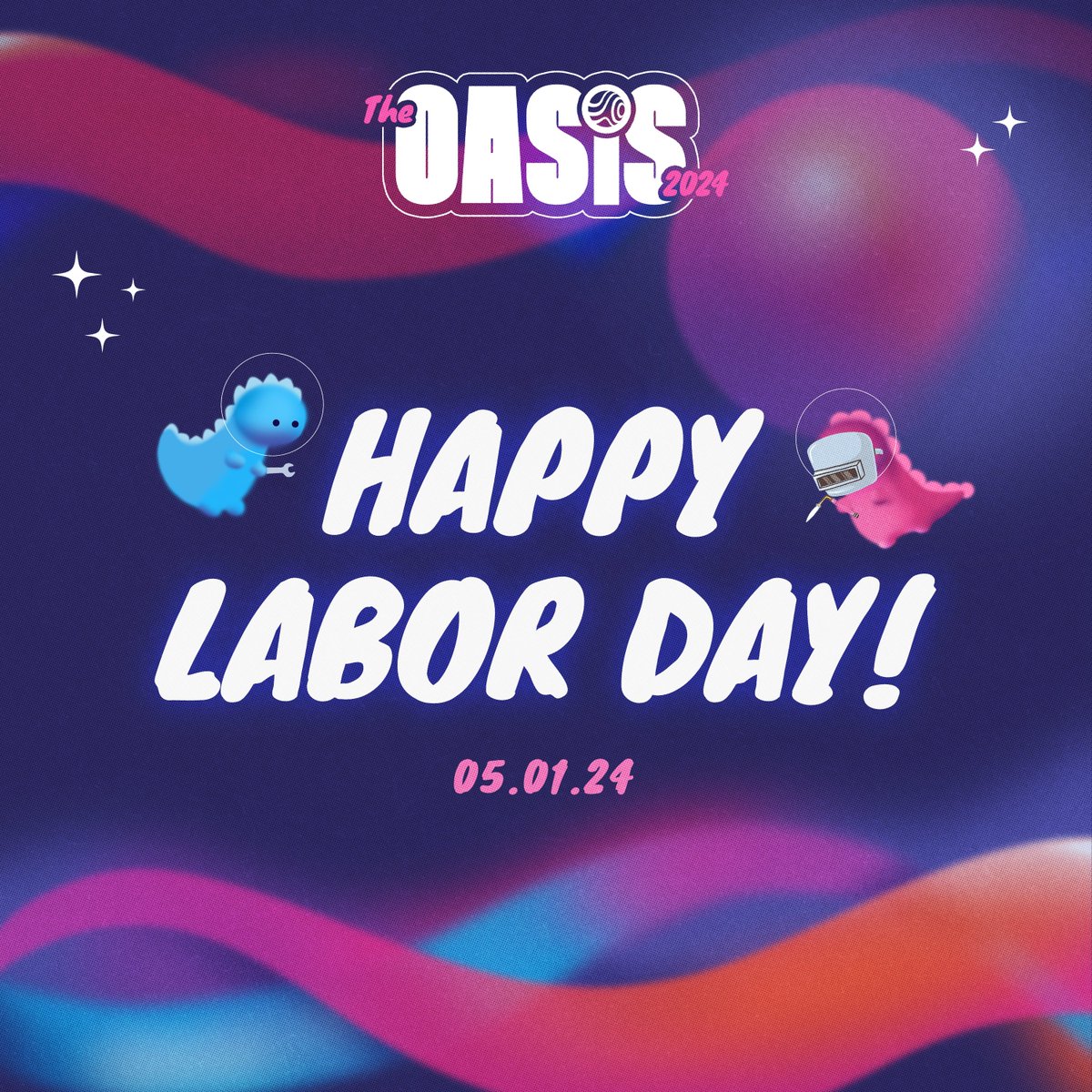 Lets all give a warm greeting to our amazing dino workers today. Happy Labor Day!

#TheOASIS2024 #SinceDayOne