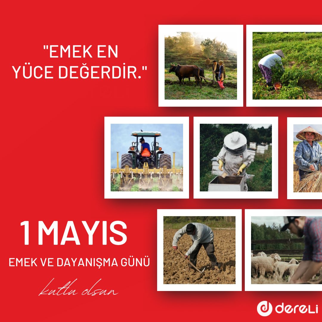 derelitarimm's tweet photo. “Emek en yüce değerdir.”

Alın teri ve emeğiyle hayatı güzelleştiren herkesin 1 Mayıs Emek ve Dayanışma Günü kutlu olsun.

#1mayısemekvedayanışmagünü https://t.co/3mCiUpHTCW