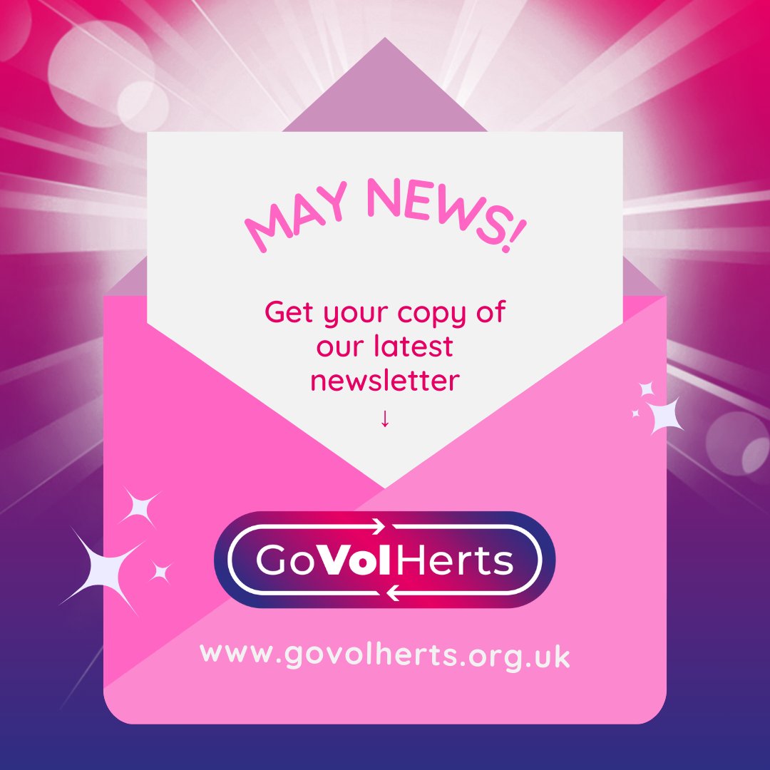 At GoVolHerts, we run volunteer fairs, free training workshops and provide digital resources and guidance for volunteers and organisations. Read more in our May Newsletter mailchi.mp/govolherts.org… #Volunteering #MakeADifference #News