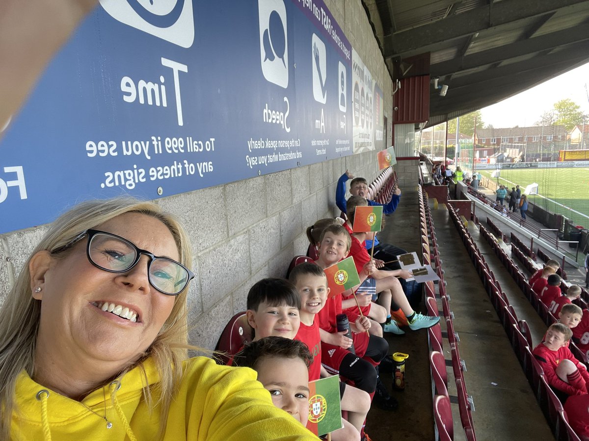 Footie selfie with our boys. @carronshoreps