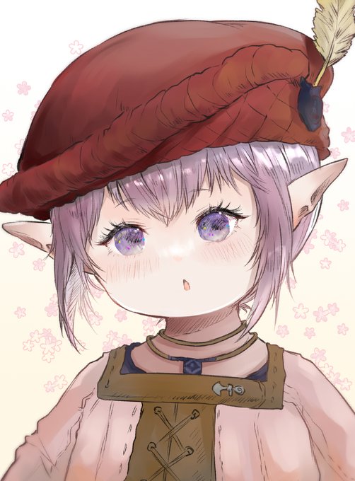 「lalafell open mouth」 illustration images(Latest)