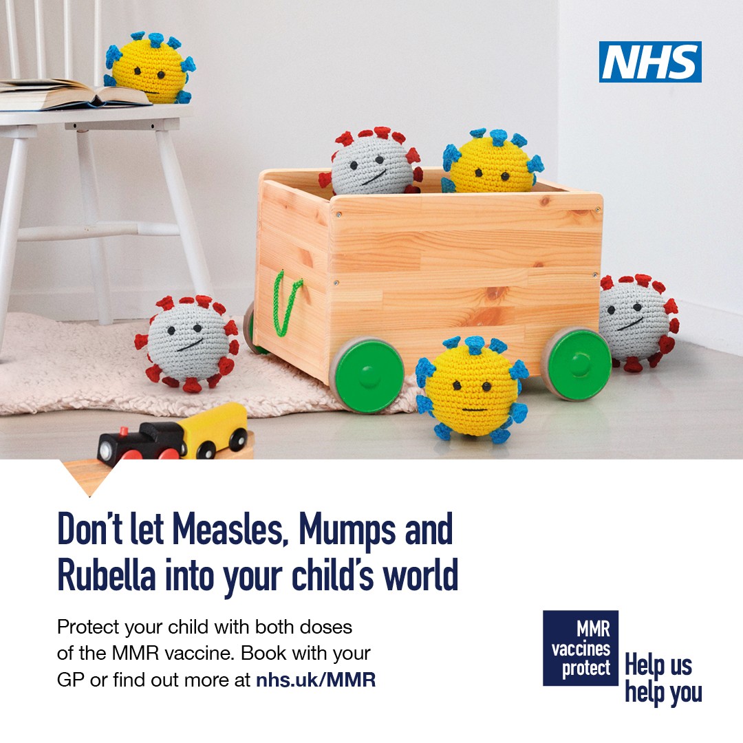 The NHS is urging parents to ensure their children are up to date with MMR vaccinations as measles cases increase across the country. Measles is highly infectious, and prevention is key. Check your child's red book or contact your GP practice and keep them safe. #MMRVaccine