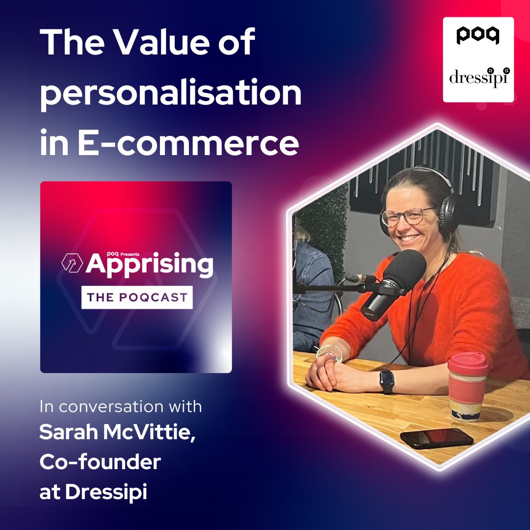 Excited to unveil our latest episode on the Apprising Podcast by poq! Join us as we delve into the realm of e-commerce personalisation with Sarah McVittie, Co-founder of Dressipi. Listen now on by clicking here > bit.ly/3UnBry8 #Apprising #Poqcast #Retail #AI #Dressipi