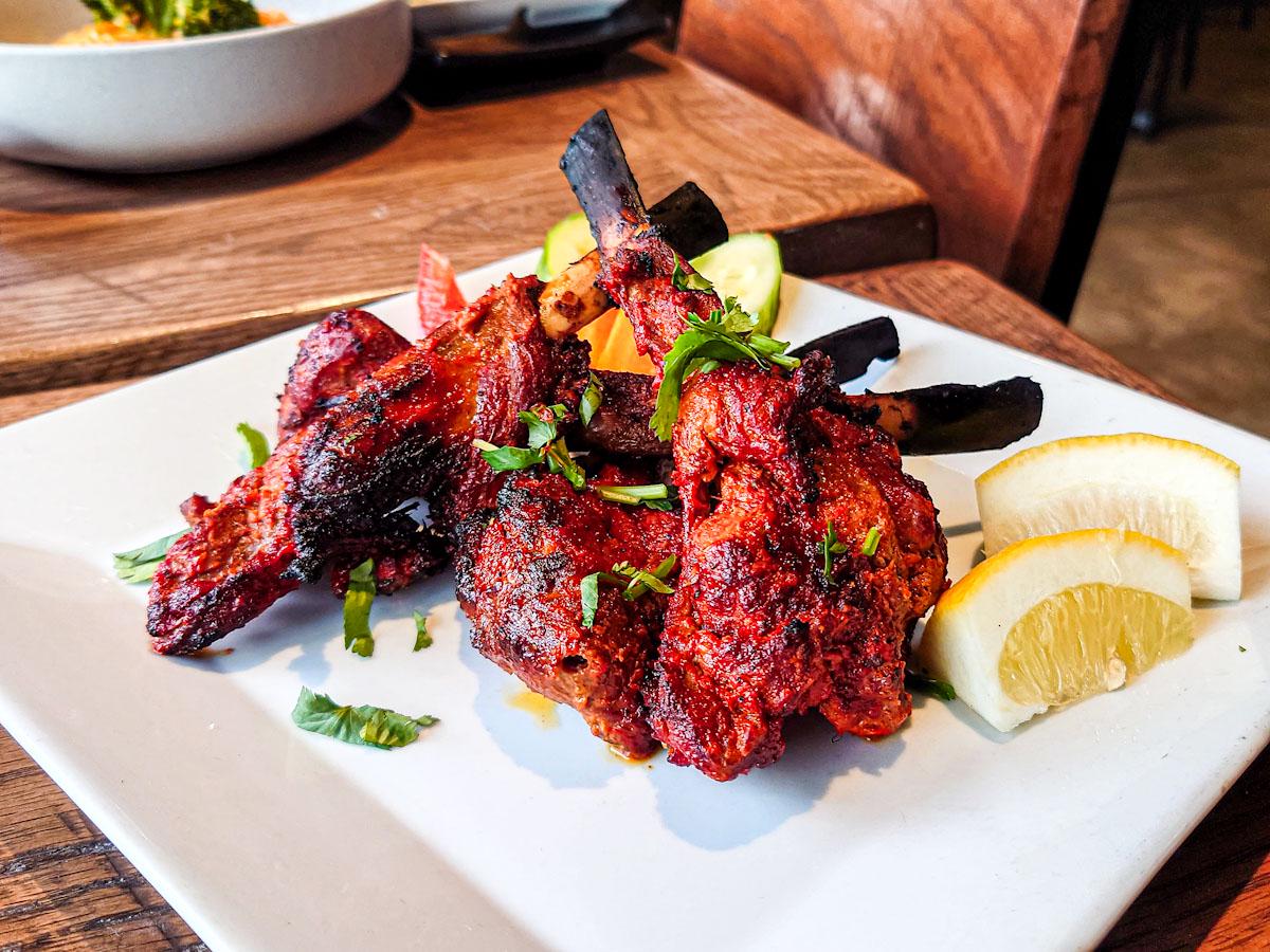 Indian lamb chops