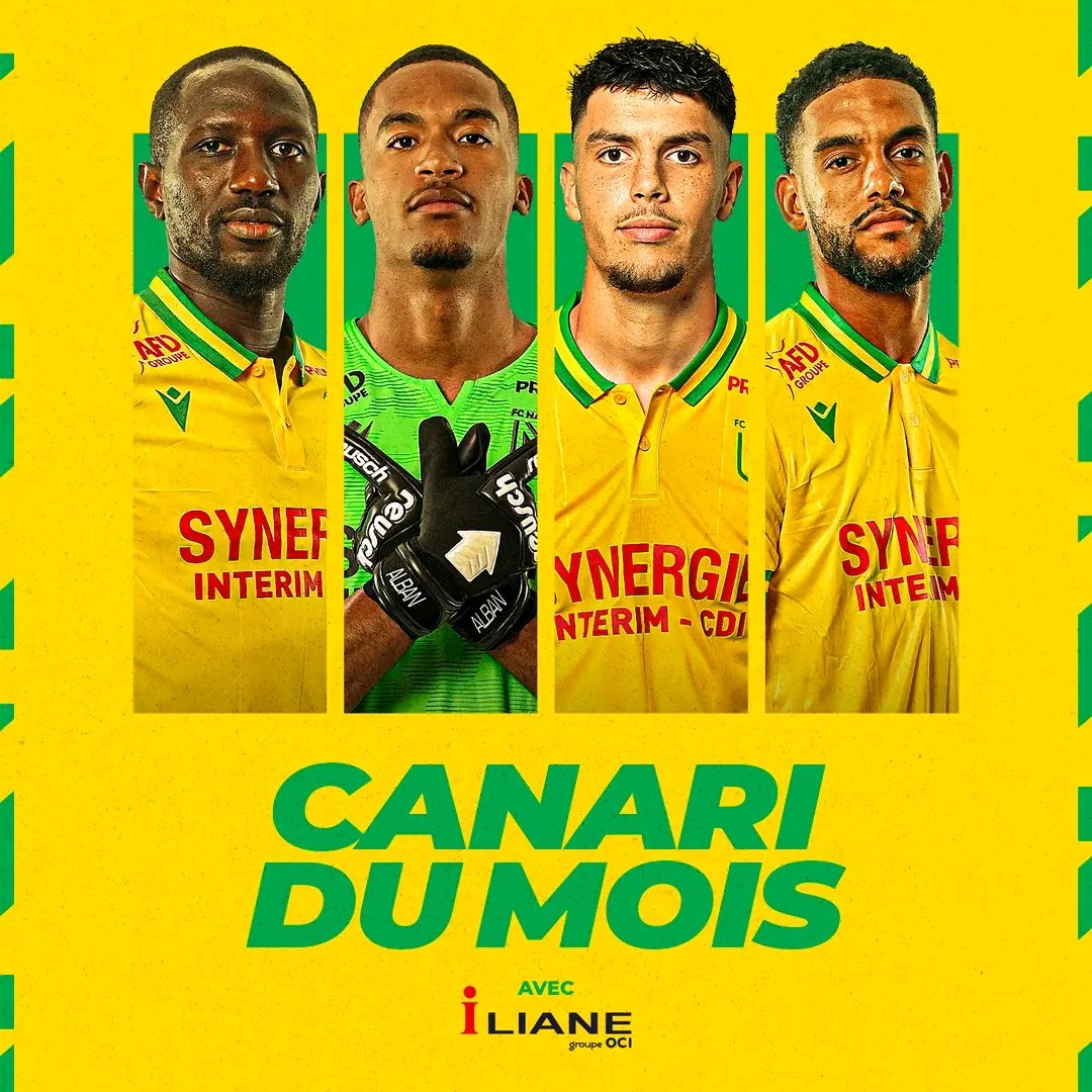 Jean Charles Castelletto fait partie des quatre joueurs nominés pour le prix du joueur du mois d’Avril au Fc Nantes.