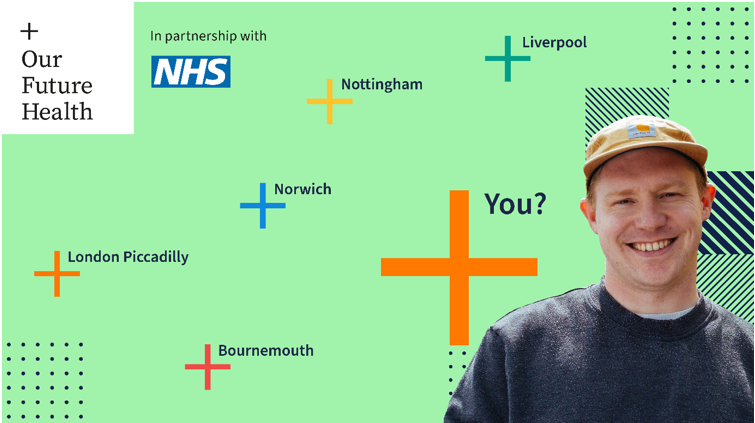 We need ordinary people from across the UK to help create the most detailed picture we’ve ever had of people’s health, so we can help researchers make new discoveries about diseases. Learn how you can join #OurFutureHealth: ourfuturehealth.org.uk/get-involved/t…