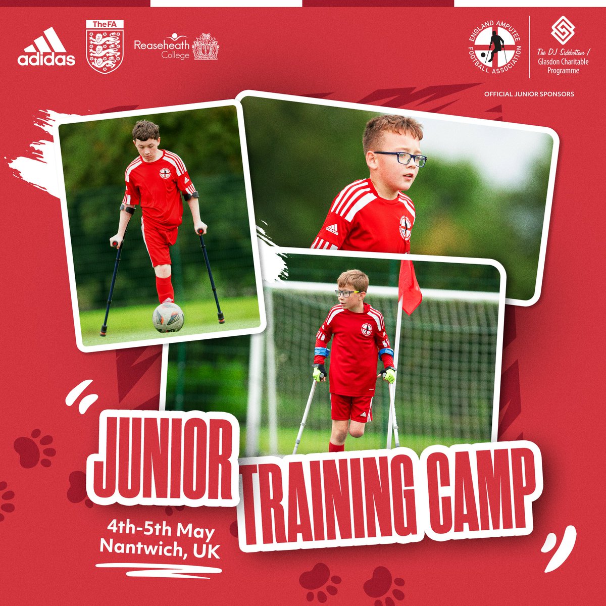 𝗝𝘂𝗻𝗶𝗼𝗿 𝗮𝗰𝘁𝗶𝗼𝗻 𝗶𝘀 𝗯𝗮𝗰𝗸! 🦁 We're excited to welcome our junior players to the Home of Amputee Football for another weekend of training 😁 🤝 @djsprogramme #EAFAFamily