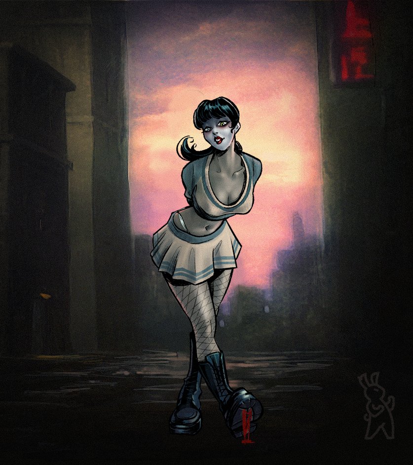 kroduction's tweet image. malkavian girl
.
.
#vtmb