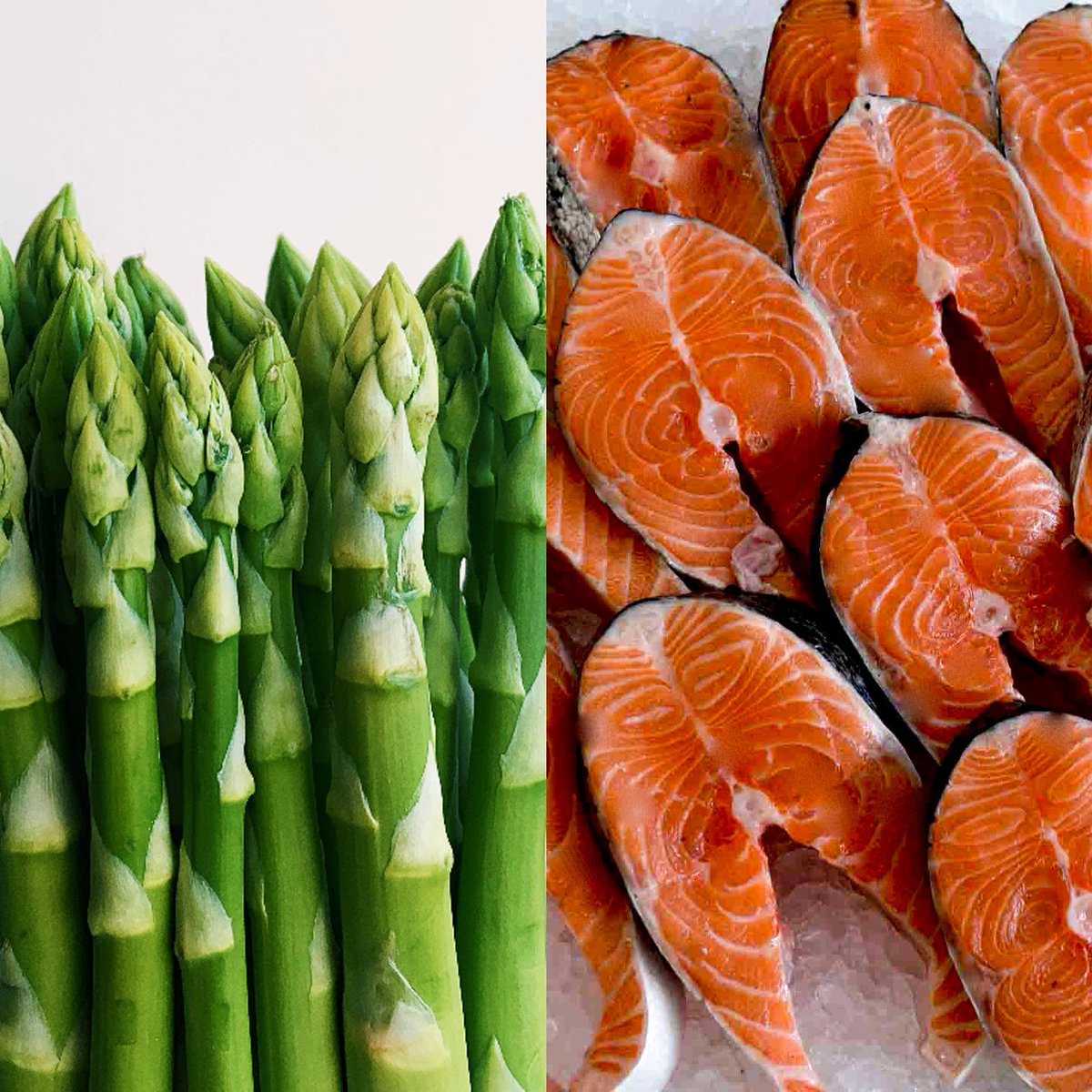 Asparagus And Fish Recipes. With its tender buttery sweet flavour and subtle earthy notes asparagus now in season makes a perfect accompaniment to serve with fish. Recipes for these seasonal treats here >> buff.ly/4dn4ieW #Fishmonger #Crouchend #Muswellhill