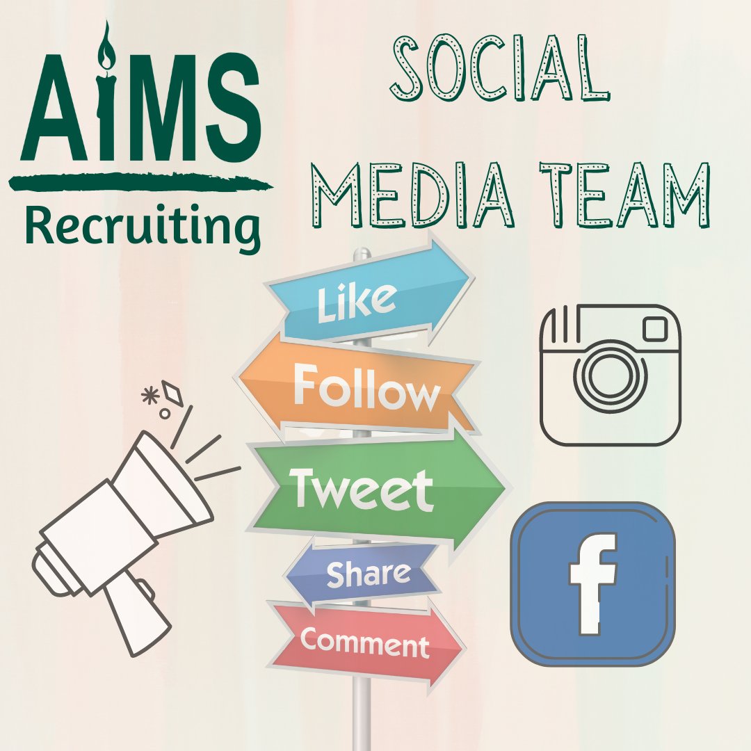 Help spread the word about AIMS! Our volunteer social media team create images and schedule posts using Canva, as requested by other teams. If have two or three hours a week to help us, please email admin@aims.org.uk.