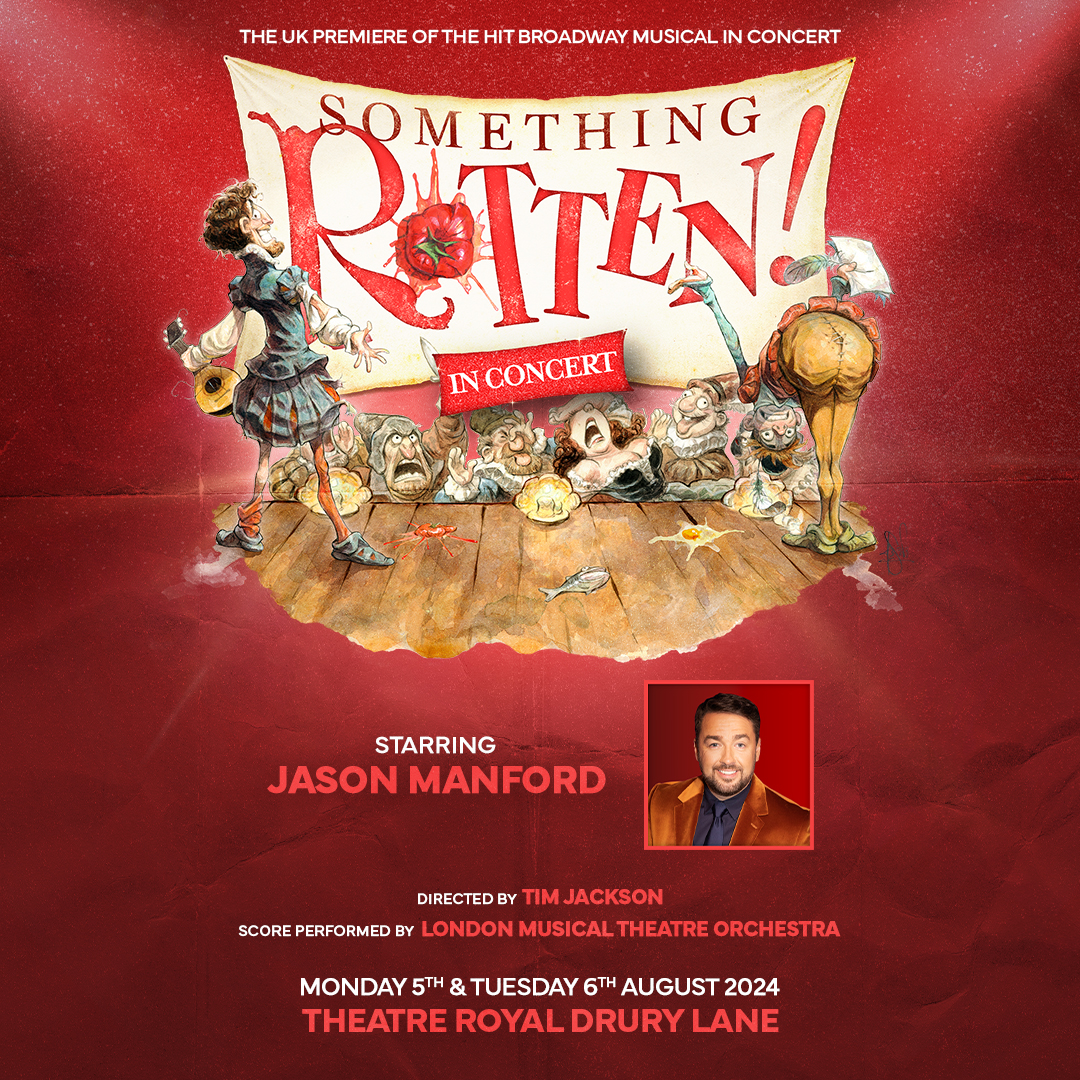 📣 Making its UK debut this August, Something Rotten! is a hilarious mash-up of 16th century Shakespeare & 21st century musical theatre that has delighted Broadway audiences. 🎟️ Tickets go on sale Fri 10 May, 10am. Sign up for the 24-hour presale here: lwtheatres.co.uk/whats-on/somet…