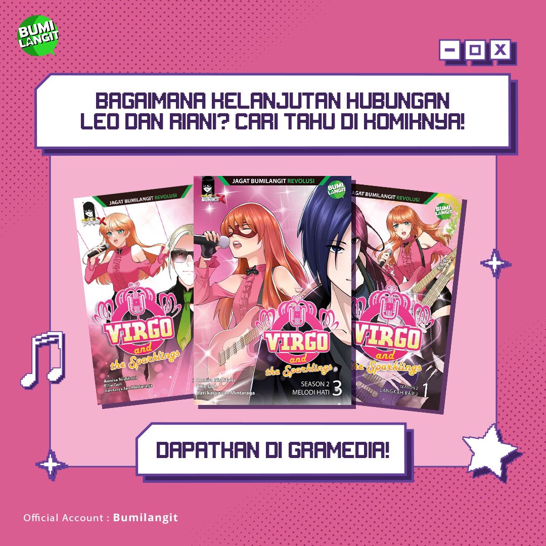 BumilangitID's tweet photo. Hubungan Tanpa Status itu emang gaenak, tapi kalo Hubungan Tapi Sayang kayaknya gapapa.. kayak Riani dan Kak Leo sekarang jalanin hiks 🫣🤗

Yang penasaran kelanjutan kisah asmara mereka bisa langsung checkout di Gramedia! 🤗🔥

#BUMILANGIT #VIRGOANDTHESPARKLINGS #RIANI #LEO https://t.co/Mj8I0zBfrG