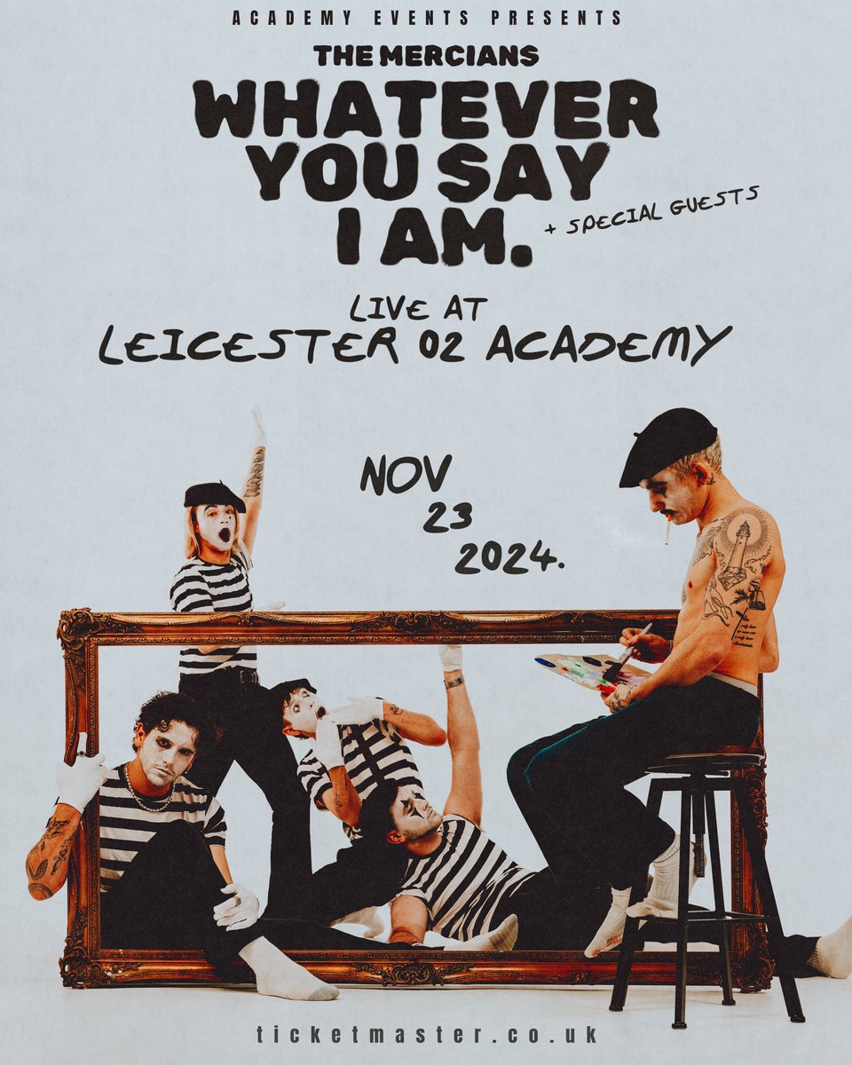 #WYSIA LEICESTER we’re coming home with a BANG. Over a thousand of you, 5 of us. This one’s the most SPECIAL yet🦊💙 PRESALE TICKETS LIVE TOMORROW. GENERAL SALE LIVE FRIDAY. Head to our website themercians.co.uk to join our mailing list and gain access to presale