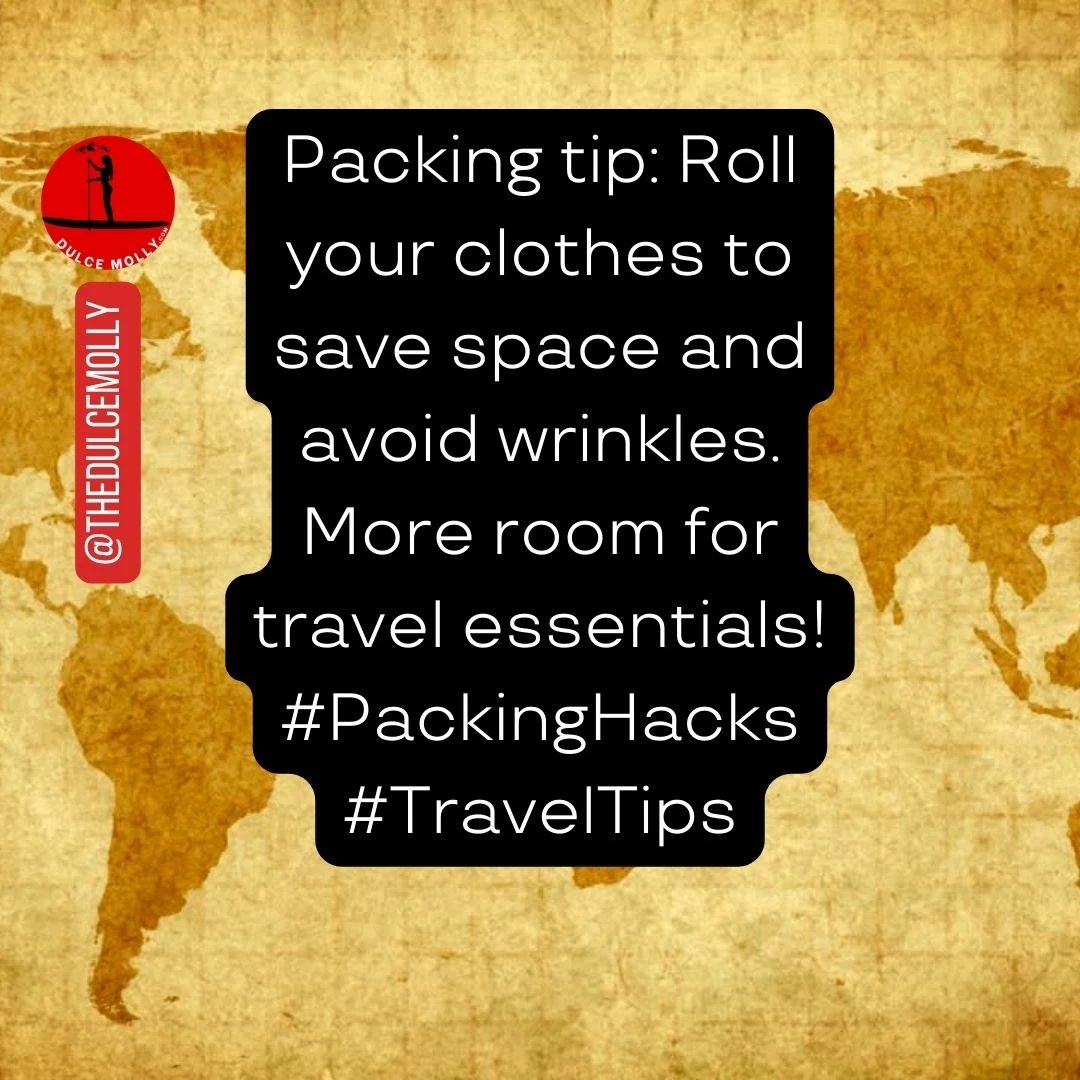 Packing tip: Roll your clothes to save space and avoid wrinkles. More room for travel essentials! #PackingHacks #TravelTips #TravelTips #DigitalSafety
❤️ You can use airtag on your wallet fo keep track amzn.to/3Pg4guX