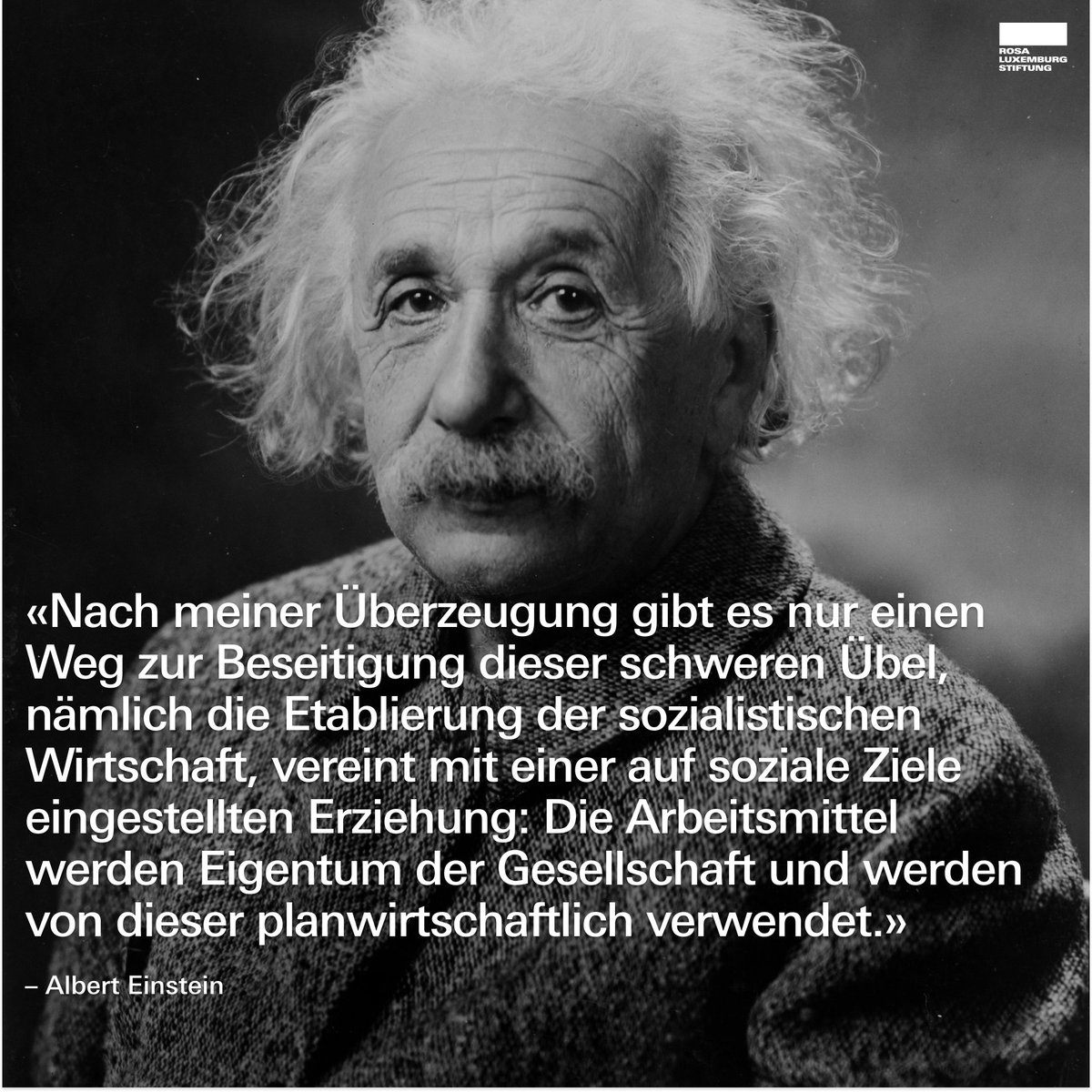 Ein Physiker als Kapitalismuskritiker: Albert #Einstein veröffentlichte am 1. Mai 1949 einen Artikel unter dem Titel «Why Socialism» in der ersten Ausgabe der linken US-amerikanischen Zeitschrift «Monthly Review».