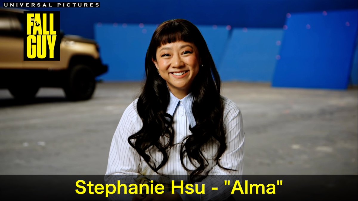 'The Fall Guy' interview with Stephanie Hsu 'Alma' youtu.be/e5WowG70ZEg?si… via @YouTube Release: 05/03/2024 #TheFallGuyMovie  @UniversalPics #StephanieHsu