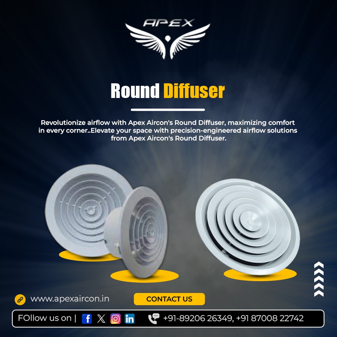 ROUND DIFFUSER
Elevate your space with a stylish round diffuser.
#AirflowUpgrade #ModernComfort #diffuser #essentialoils #aromatherapy #essentialoil #humidifier #natural #diffusers
Call Us:-+91-89206 26349, +91 87008 22742
Visit:-www.apexaircon.in