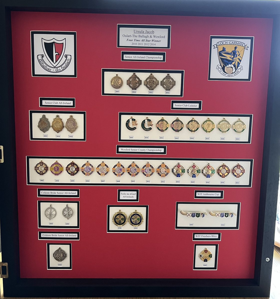 In fairness there's some amount of commitment &amp; dedication gone into this medal haul <a href="/ursulajacob/">Ursula Jacob</a> 👏🏻👏🏻👏🏻