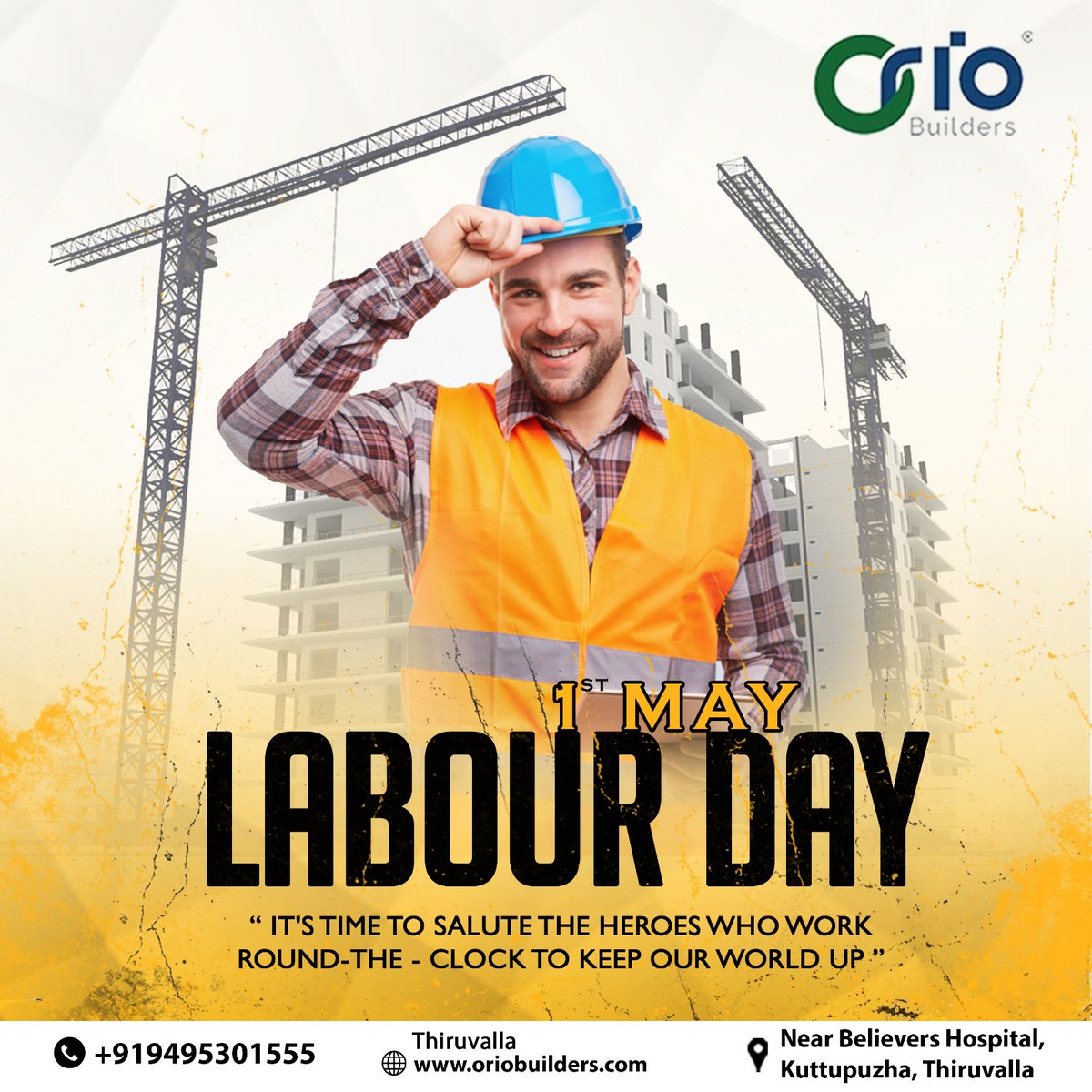 Labour Day, is a day dedicated to honoring the contributions of workers and their achievements in advancing labor rights. It's observed on May 1st, known as International Workers' Day.

#LabourDay2024 #WorkersRights #WorkersUnite #LabourMovement #WorkforceEquality