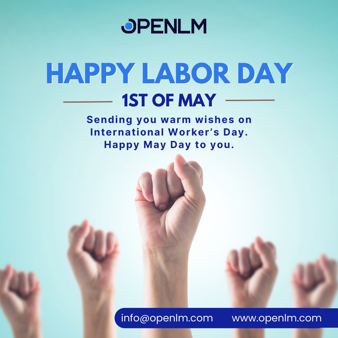 #LaborDay Today marks a special occasion where we at OpenLM celebrate the tireless efforts and unwavering commitment of each and every individual who contributes to our workforce. Happy Labor Day!! #laborday #MayDay #Appreciation #Workforce #Celebration #LaborDay2024