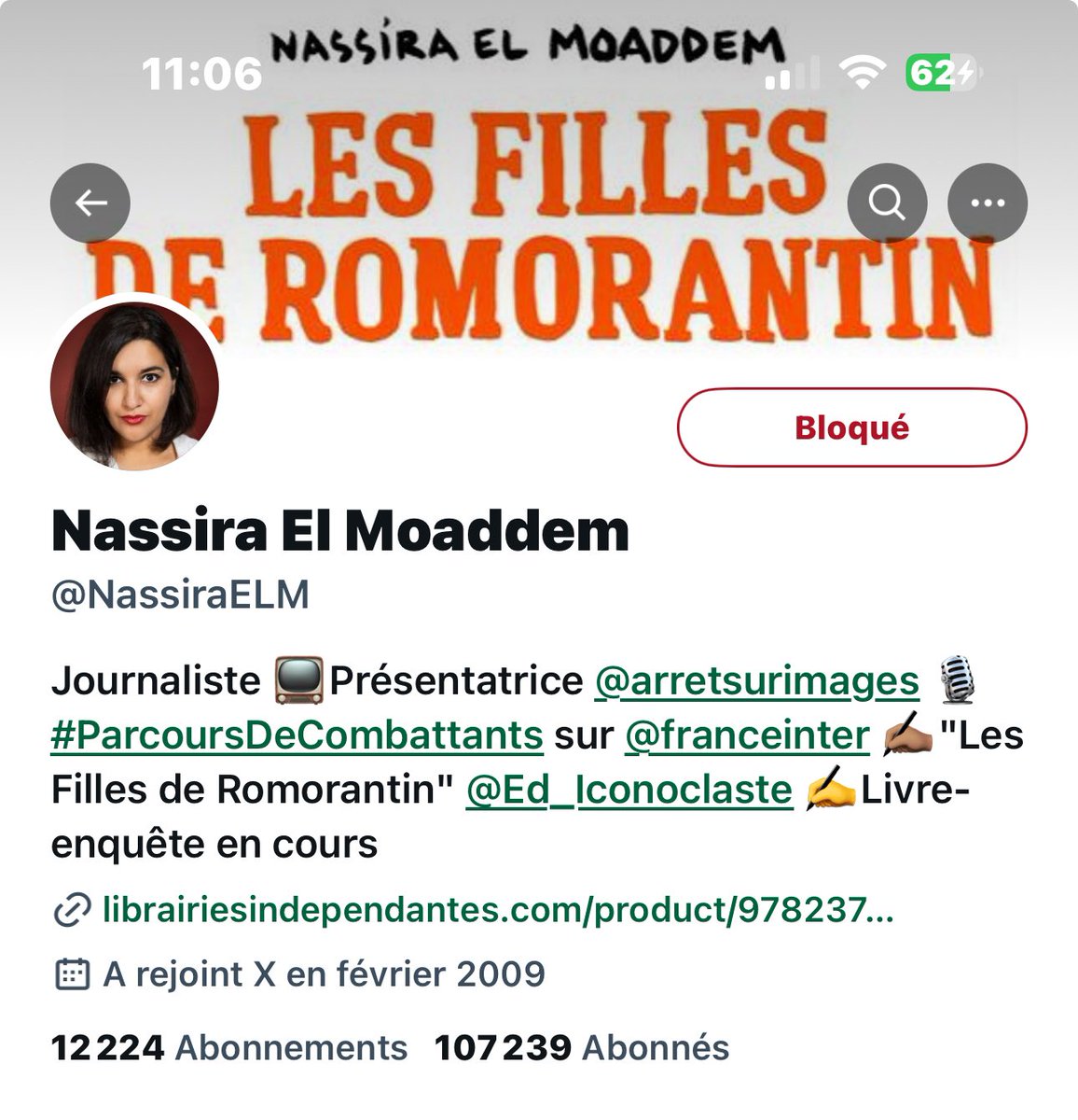 Ce pays est tellement raciste qu’elle y travaille tranquillement sur France tv et cerise sur le gâteau payé avec l’impôt des français qu’elle insulte continuellement 🤡 ! 
Pauvre conne #morandiniLive