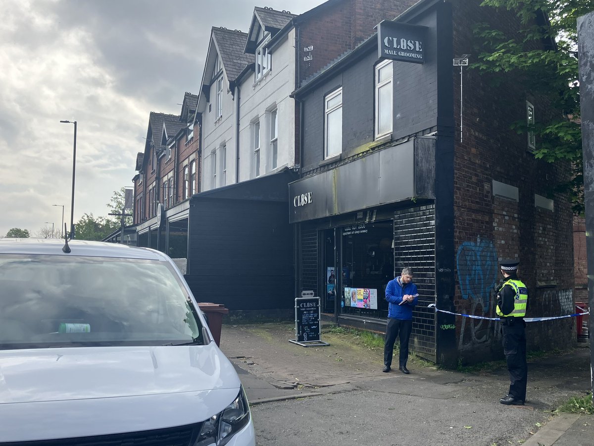 I’m in Chorlton this morning where a cordon is in place on Wilbraham Road in the centre of the area