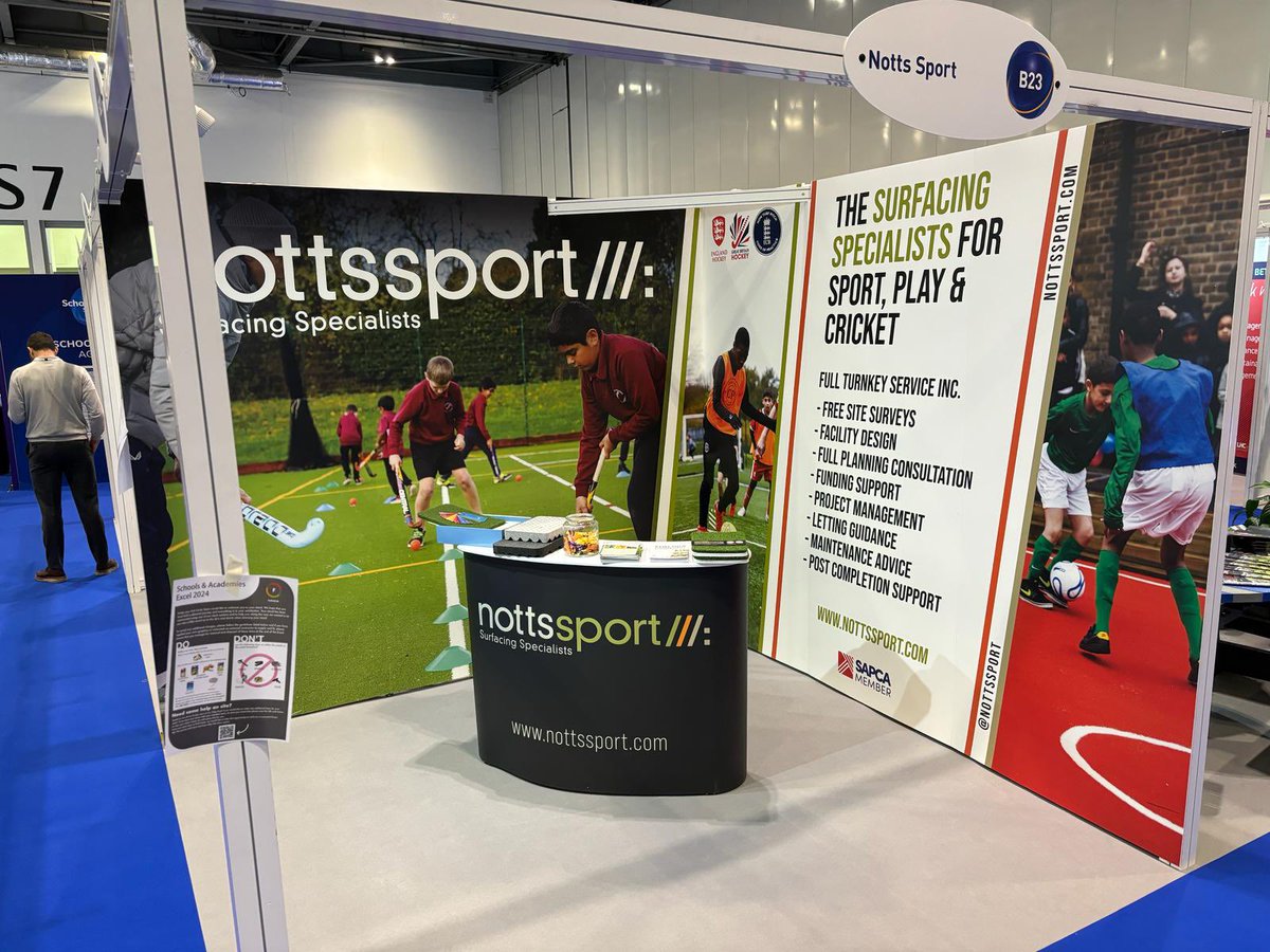 Visiting @SAA_Show today? Come and see us at stand B23. Simon and James are ready to answer all queries on funding and sports pitches! @ExCeLLondon We look forward to seeing you. #SAAShow #FanSAAStic