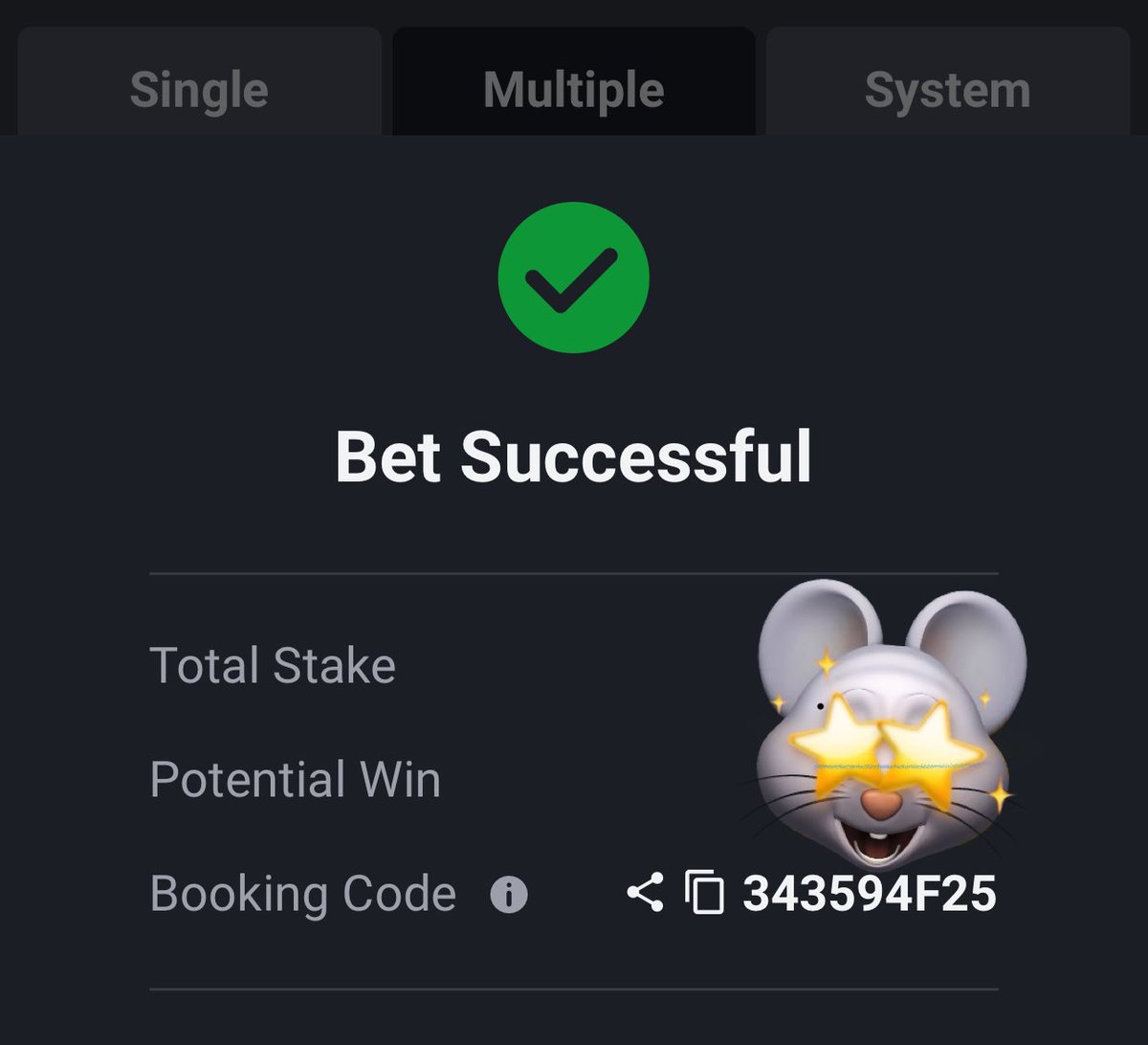 Go and place your bet @Sportybet

Good luck fams❤️
