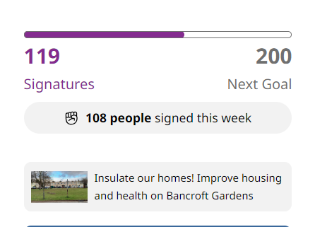 Bancroft Gardens Action Group tweet media