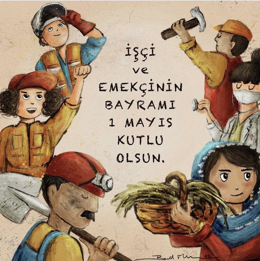 Özgür, mutlu, huzurlu, refah içinde bir Türkiye’de nice güzel bayramlar dilerim #1MAYIS