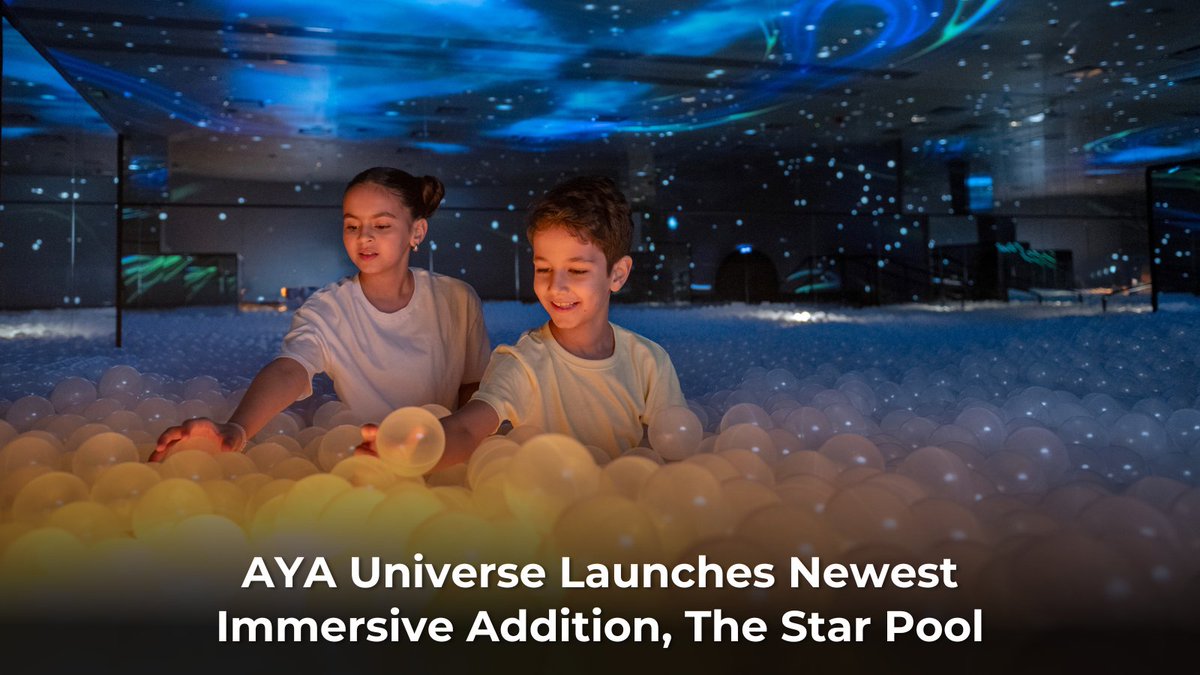 connectordubai's tweet image. Dubai's beloved immersive family entertainment destination, AYA Universe, is gearing up to introduce its latest immersive feature, the Star Pool.

connector.ae/whats-on/11639…

#ayadubai #WAFICity #visualexperience #AyaUniverse #AYAUAE #visual #experience #explore #entertainmentdubai