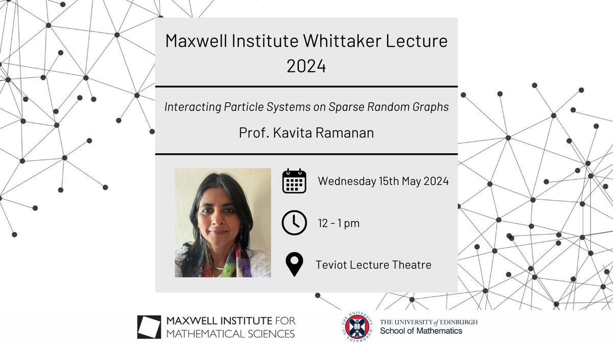 The Maxwell Institute for Mathematical Sciences tweet media