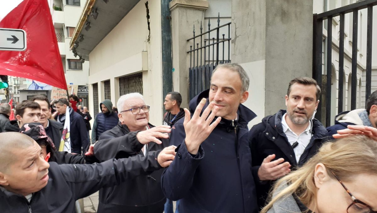 Le candidat aux Européennes Raphaël Glucksmann exfiltré de la manifestation du 1er mai à Saint-Étienne
francebleu.fr/infos/politiqu…
