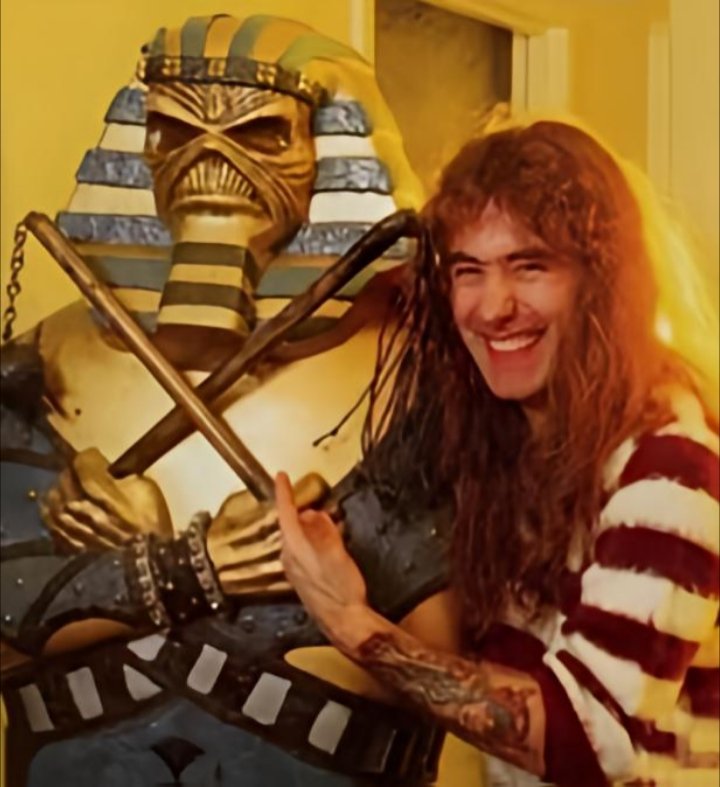 😈 Eddie & Steve😁
#IronMaiden 🤘🇬🇧🤘
#UpTheIrons 🤘🔥🤘