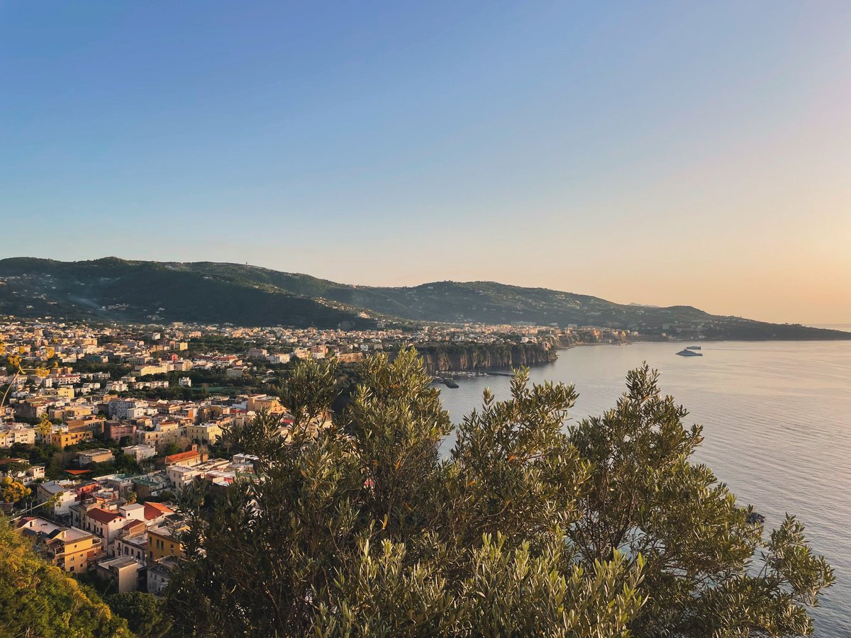 Sorrento at sunset.