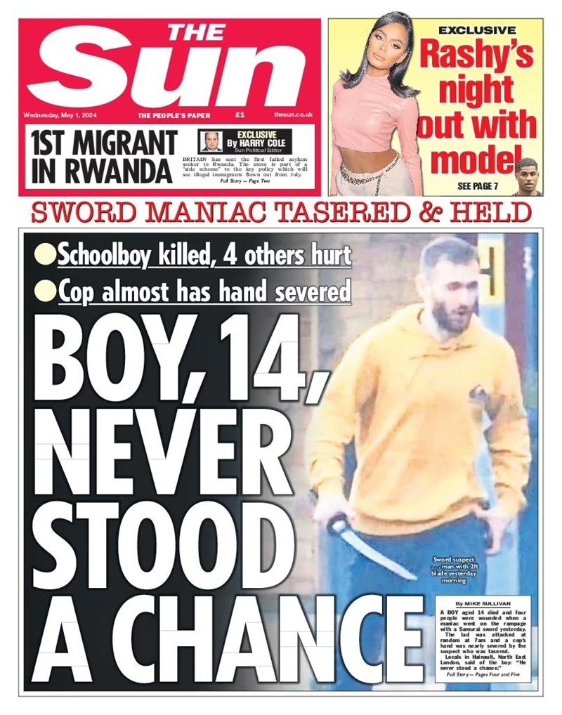 The Sun - Boy, 14, never stood a chance

#News_Briefing #The_Sun #UK_Papers 

wtxnews.com/boy-14-never-s…