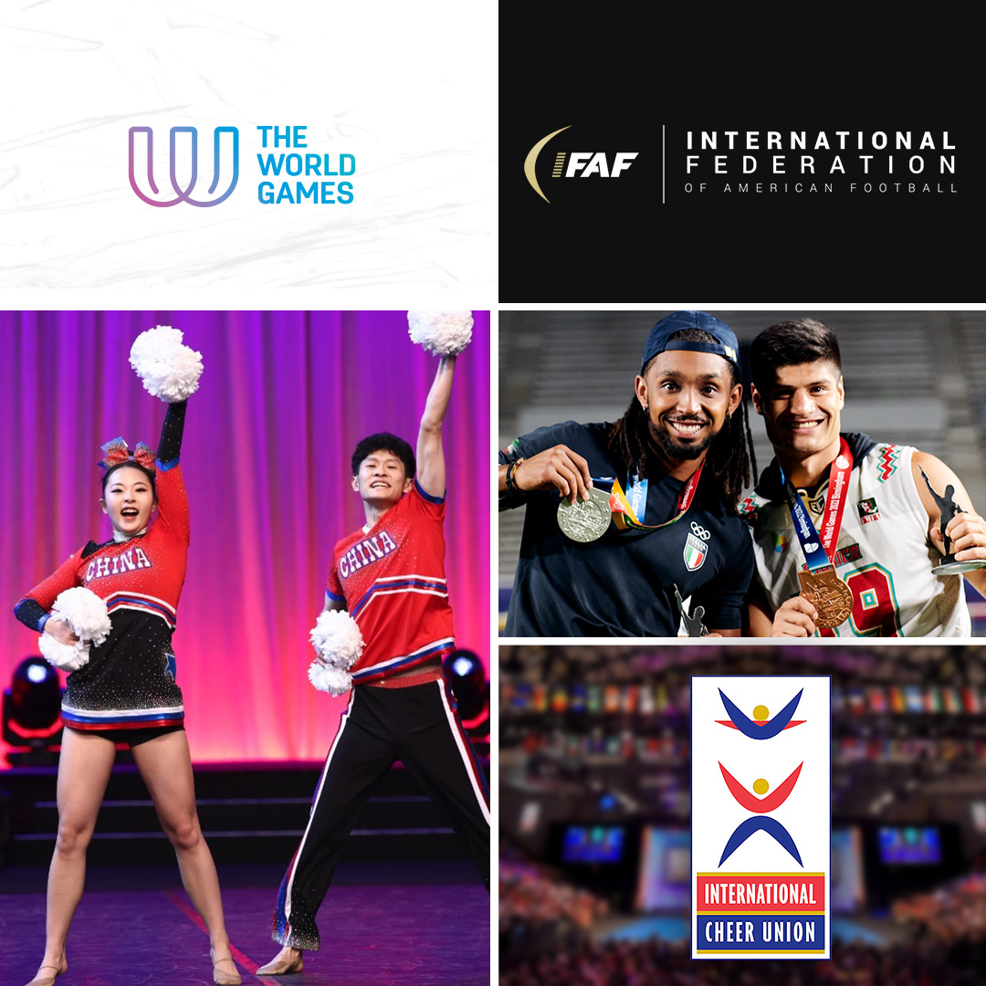 Welcome American Football and Cheerleading! The Annual General Meeting of the International World Games Association has just voted in favour of accepting the @IFAFMedia and @ICUcheer as new members of the IWGA. The IWGA now has 40 member federations. #IWGAAGM #WeareTheWorldGames