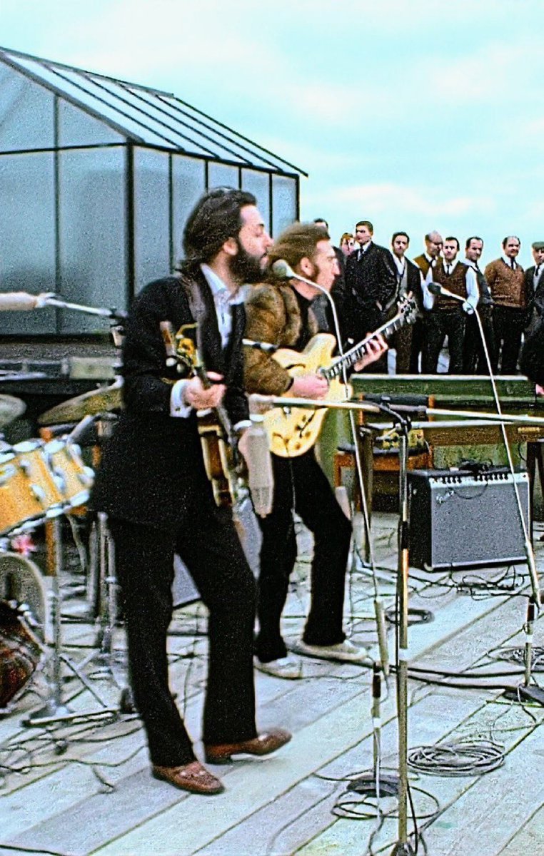 London, January 1969 #TheBeatles #rooftopconcert #getback #1960s #beatleslondon