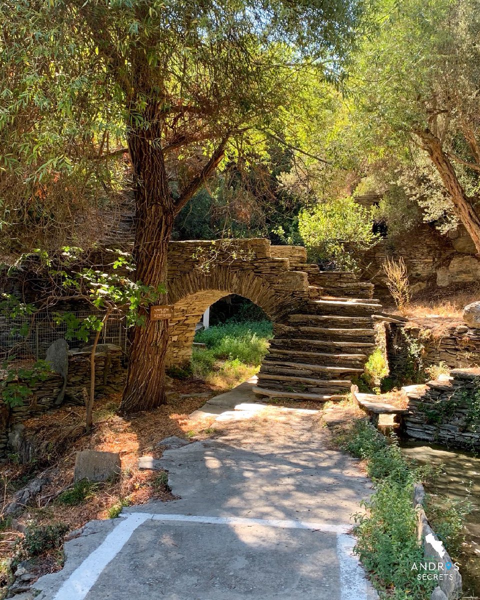 Where nature whispers love stories, the Bridge of Love in Andros echoes timeless romance. 💚🌿🌲 📸 @andros_secrets #andros_secrets #andros #greece #visitgreece #paradisefound #islandhopping #wanderlust #greekislands #travelgreece #androsisland #greekisland #nature