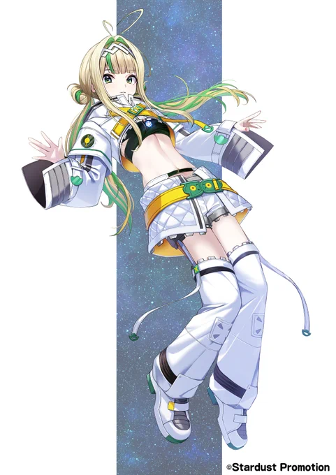 SVS所属パル・パチップ(#stardust_____x )さんのキービジュアルを制作しました。宇宙らしい浮遊感と可憐で可愛らしい印象を大事に制作しています応援よろしくお願いします#ぱちっとぱる 