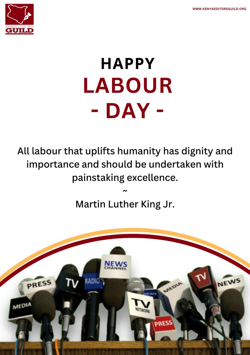 Happy Labour Day to all workers in the media industry and other fields. #LabourDay2024