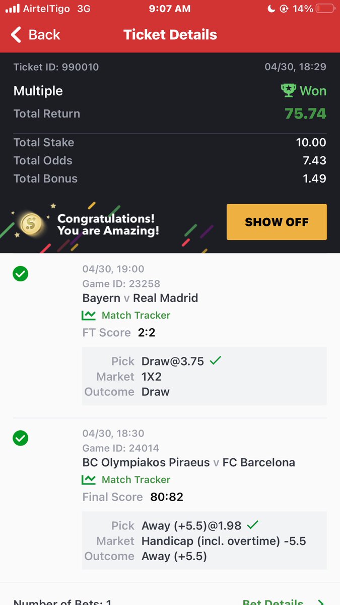 Yesterday I messup 7 odds just like that and I haven’t still recovered from it. 😤😤😤