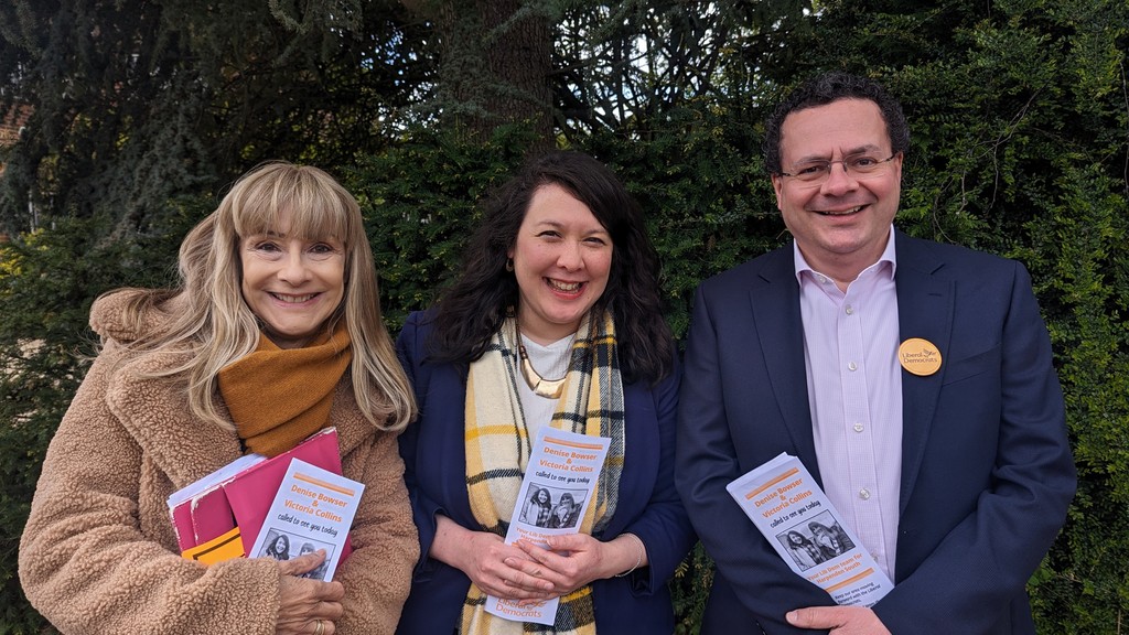 🗳 Tomorrow's elections are your last chance to show the Tories what you think before the General Election! 🔶👮‍♂️ It's also your chance to elect fantastic local Lib Dem councillors, and an experienced Police & Crime Commissioner, who all care deeply about the local community.