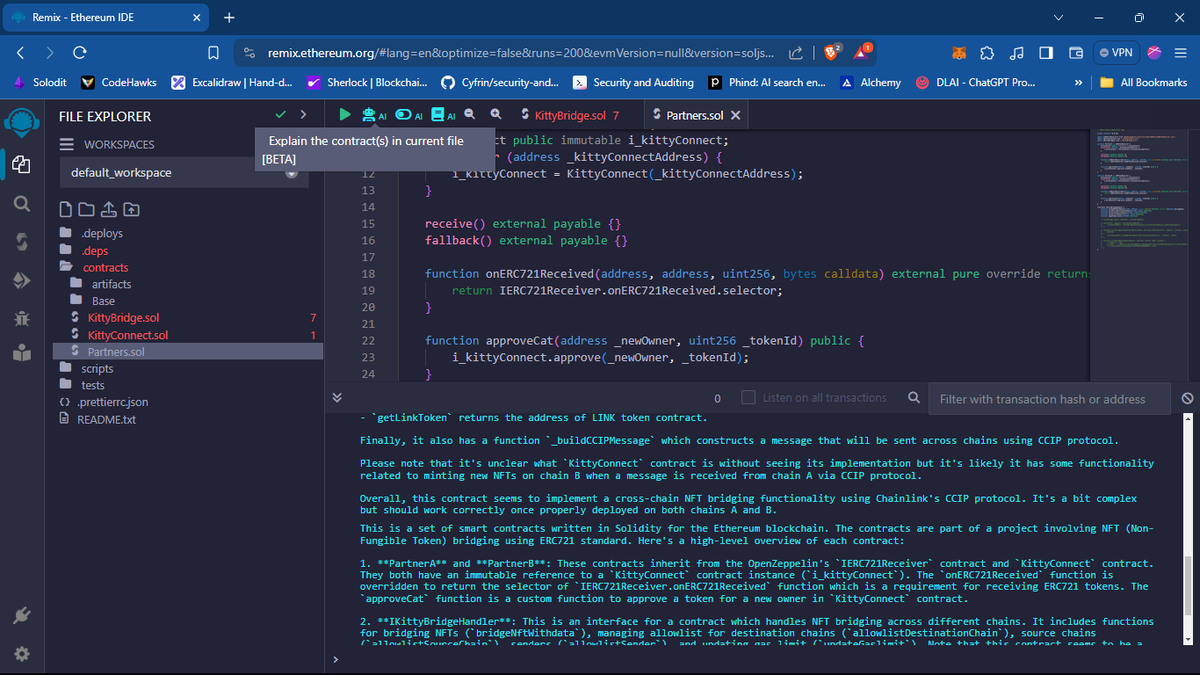 Wowww, Thank u <a href="/EthereumRemix/">Remix Project</a> 💓