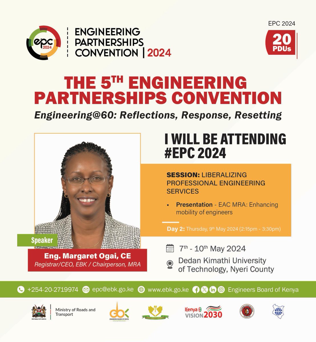 #EPC2024: Join The @EngineersBoard Registrar/CEO Eng. Margaret Ogai for an insightful discussion on the journey towards accession to the Washington Accord. Explore the pivotal steps necessary for a nation to align with the Accord's rigorous engineering standards. Discover how…