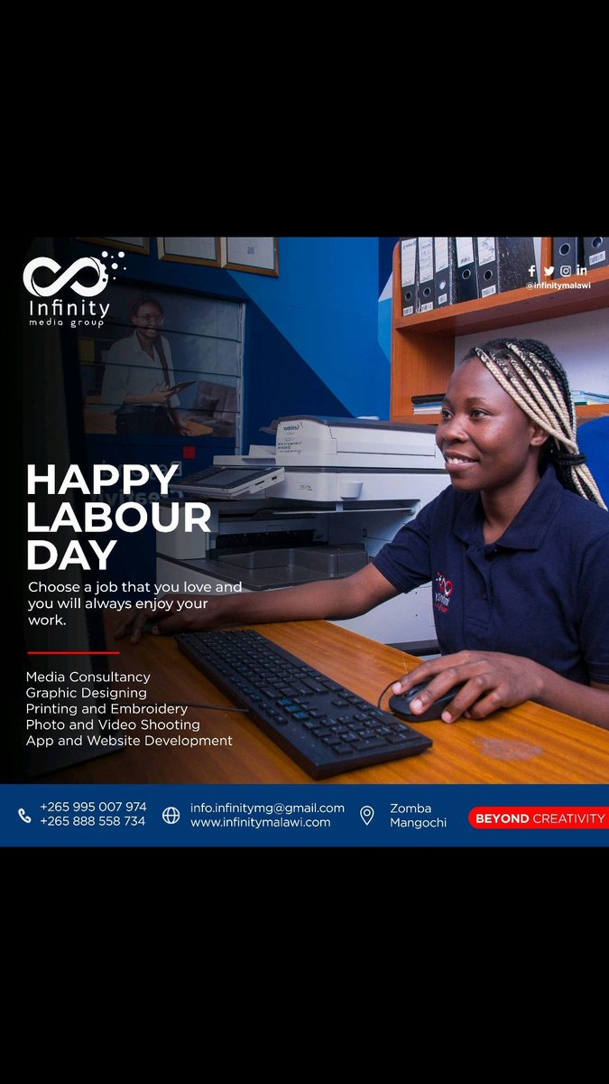infinitymalawi's tweet photo. Happy labour day. 

#mediamarketing 
#DesignSales https://t.co/6O1B950OrL