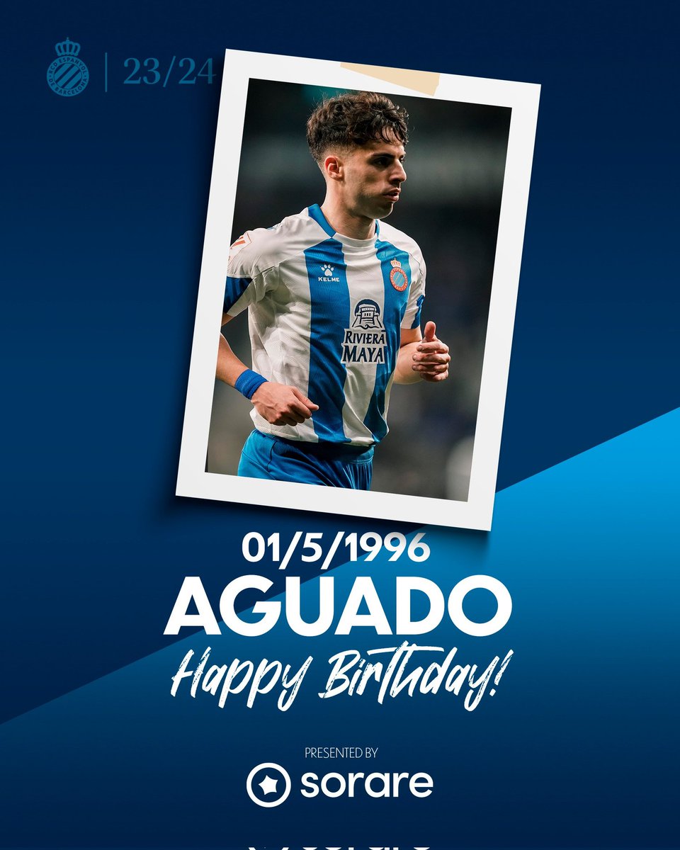 🎂  @Aguado_10! 👏 Hari ini, hari yang kau tunggu, bertambah satu tahun, usiamu, bahagialah kamu 🤍💙 Selamat Ulang Tahun abangku.