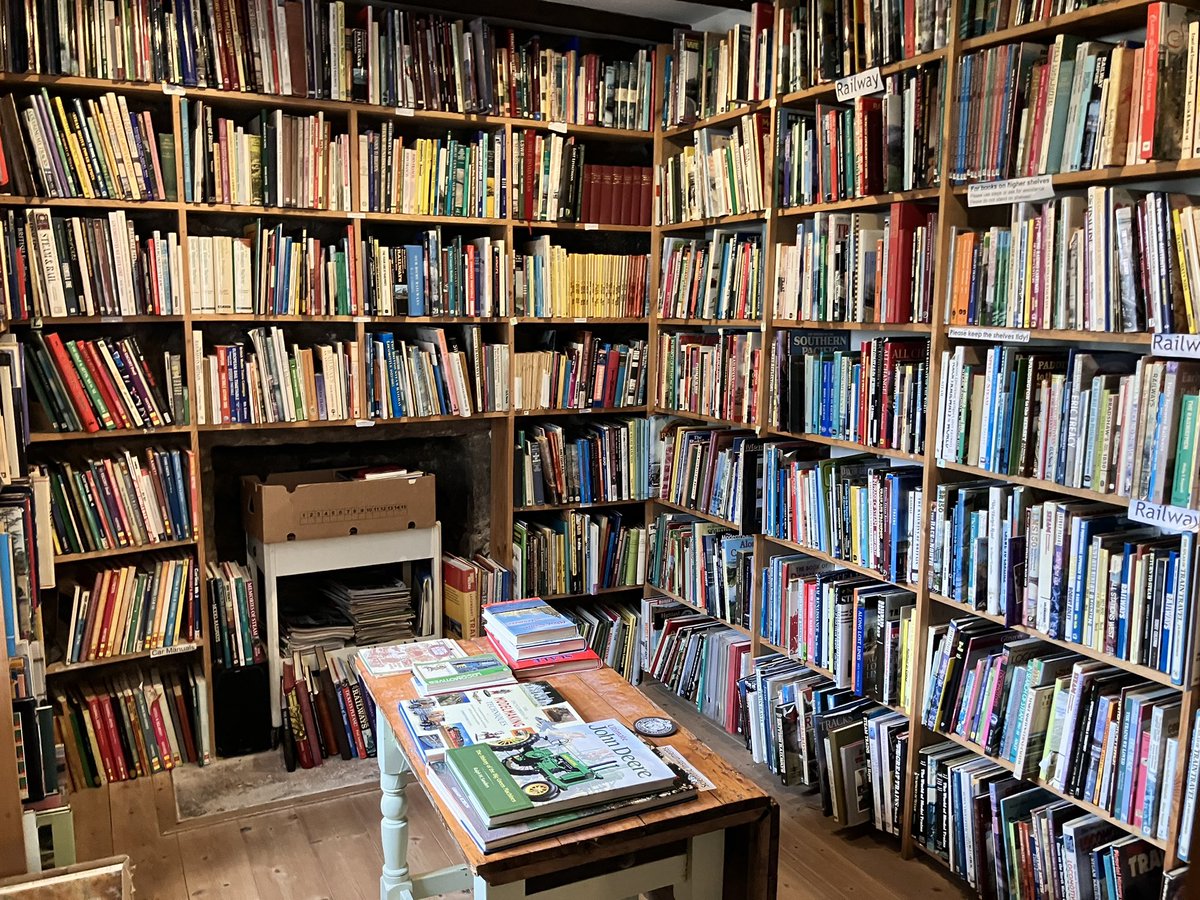 What a fabulous place.  The Book Shop in Wigtown ❤️