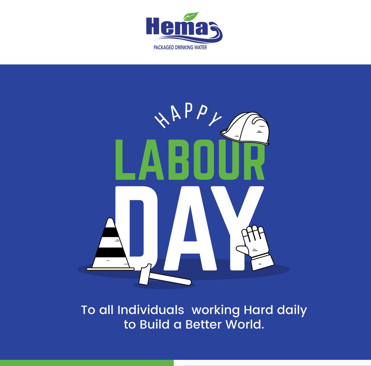 Today, we honor and celebrate your dedication and commitment to your craft.

Take a well-deserved break and enjoy this day meant just for you!

#HemaWater #LaborDay #CelebrateWorkers #WellDeservedRest